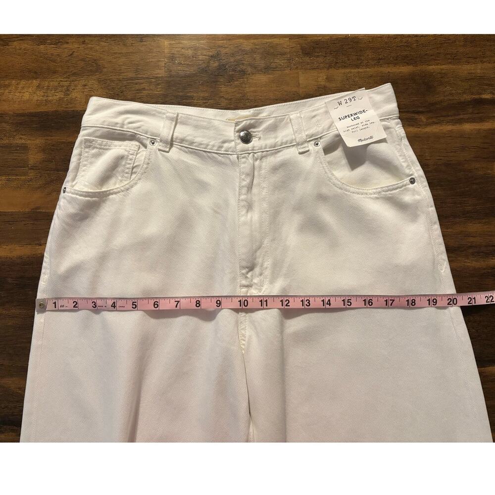 Madewell White Wide-Leg Jeans - Picture 11 of 16